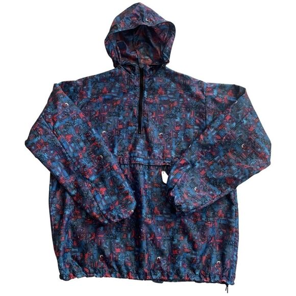 VINTAGE 60s Sears Sportswear Printed Windbreaker - Picture 1 of 7